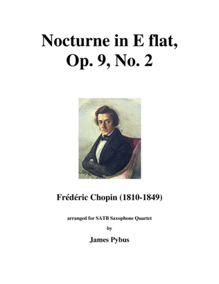 Book cover for Nocturne in E flat Op. 9, No. 2