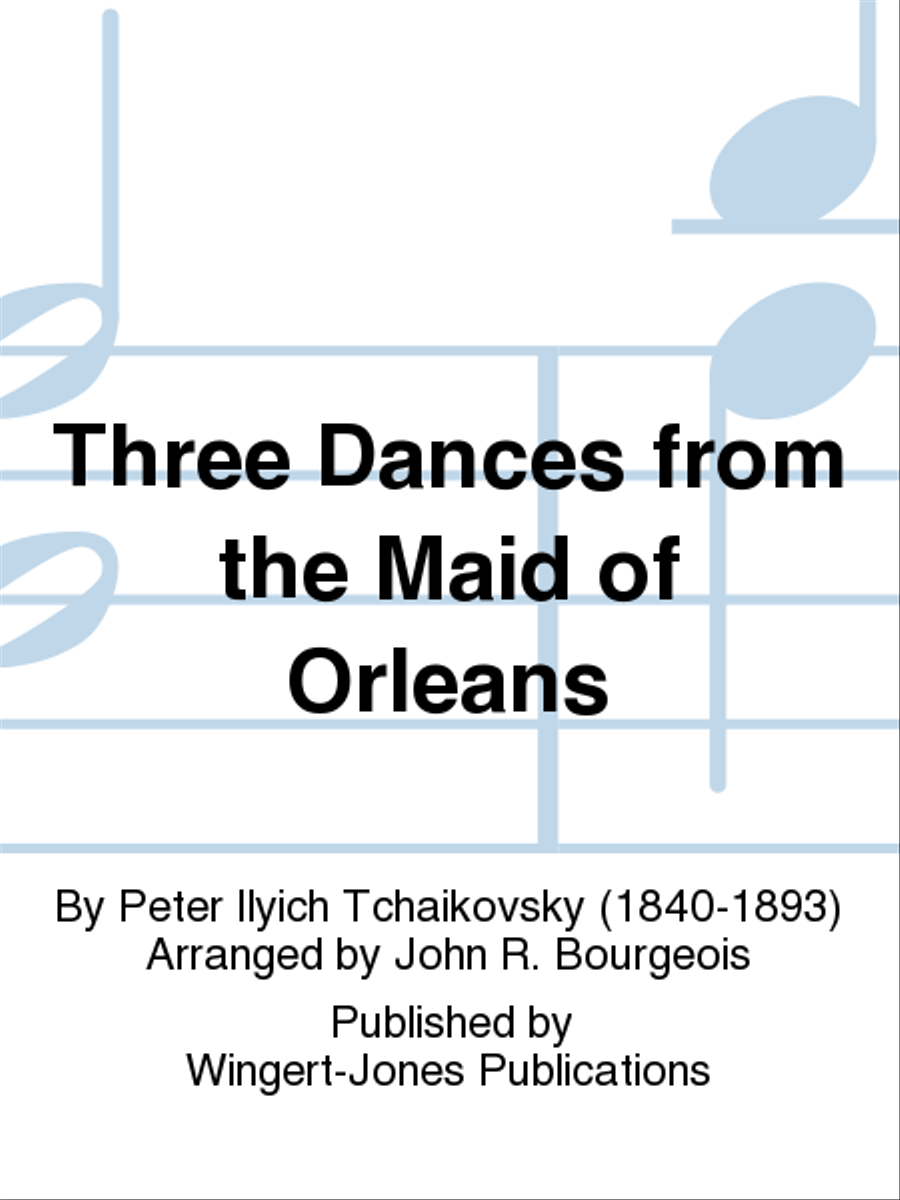 Three Dances From The Maid Of Orleans Concert Band scores gallery preview page 1
