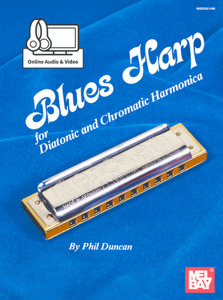 Book cover for Blues Harp - For Diatonic and Chromatic Harmonica