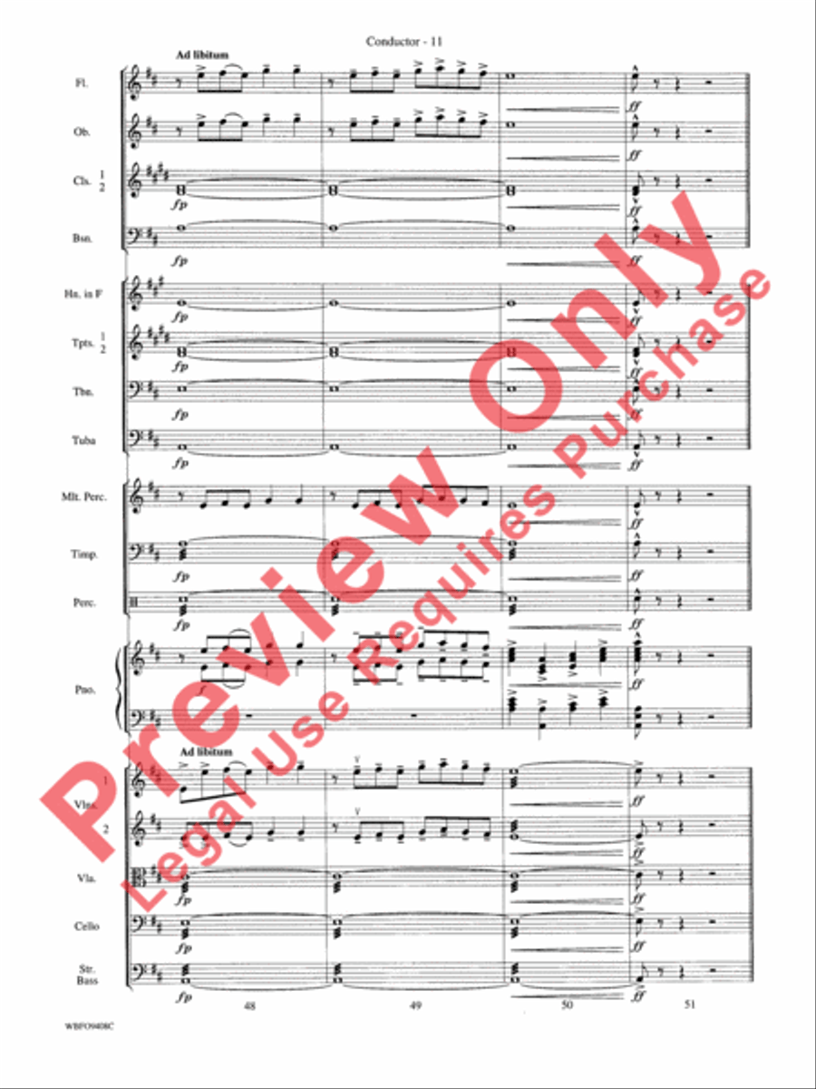 Rhapsody In Blue Full Orchestra scores gallery preview page 14
