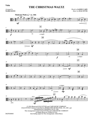 The Christmas Waltz: Viola