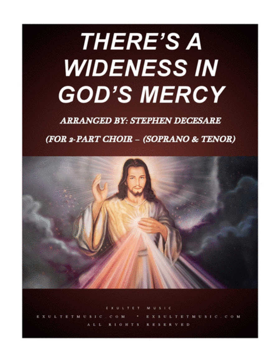 There's A Wideness In God's Mercy (for 2-part choir - (Soprano & Tenor) image number null