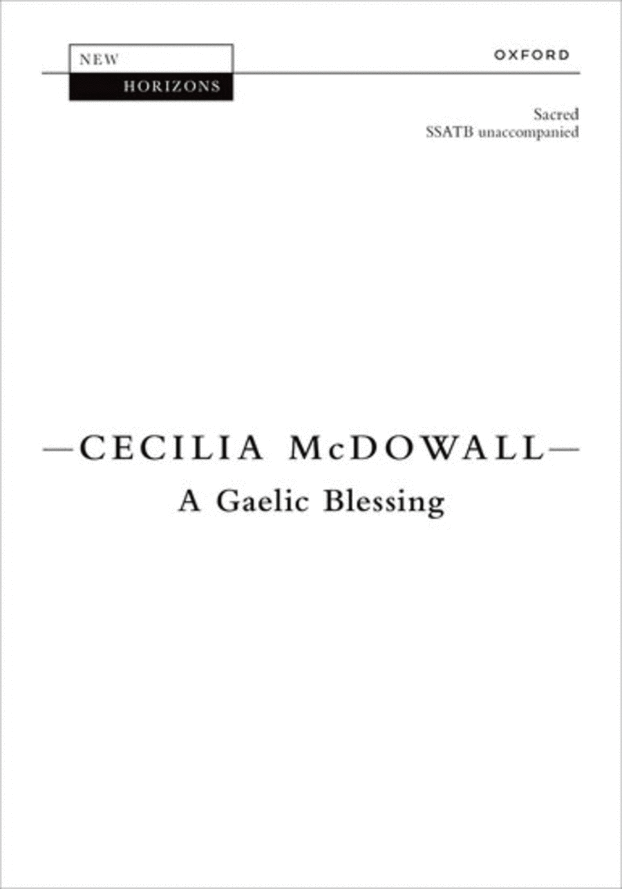 A Gaelic Blessing SSATB scores gallery preview page 1