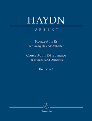 Book cover for Konzert for Trumpet and Orchestra E flat major Hob.VIIe:1