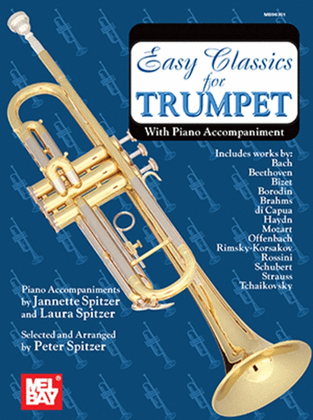 Book cover for Easy Classics For Trumpet With Piano Accompaniment