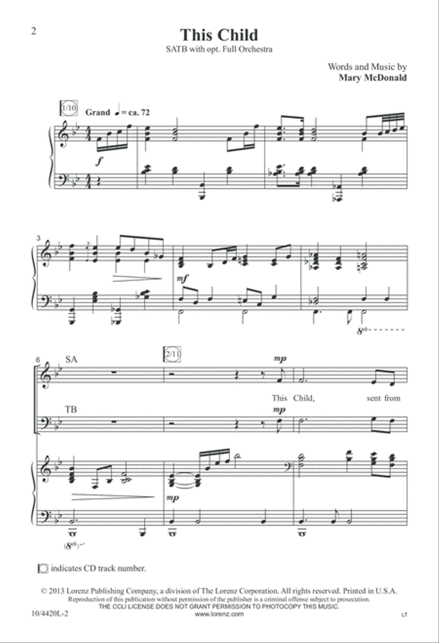 This Child This Child 4-Part scores gallery preview page 2
