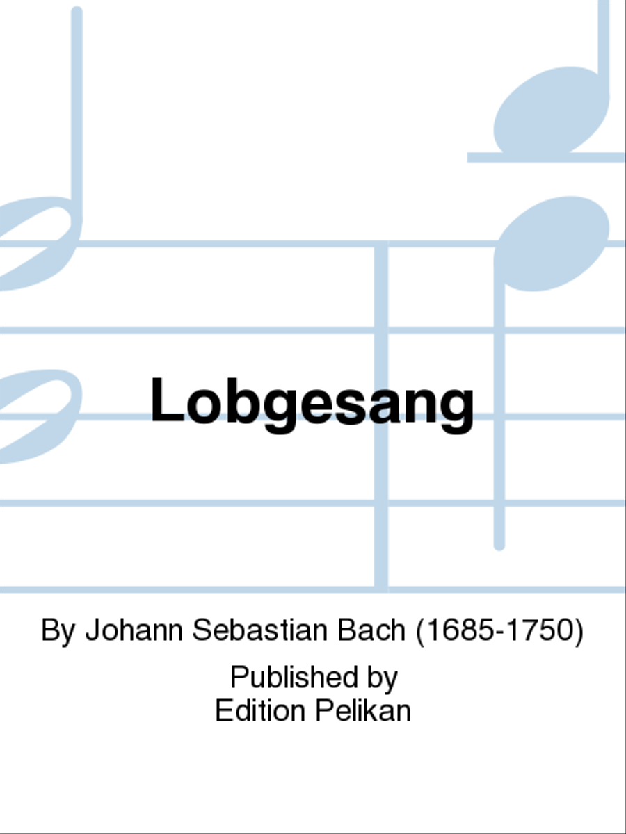 Lobgesang (Fallt mit danken)