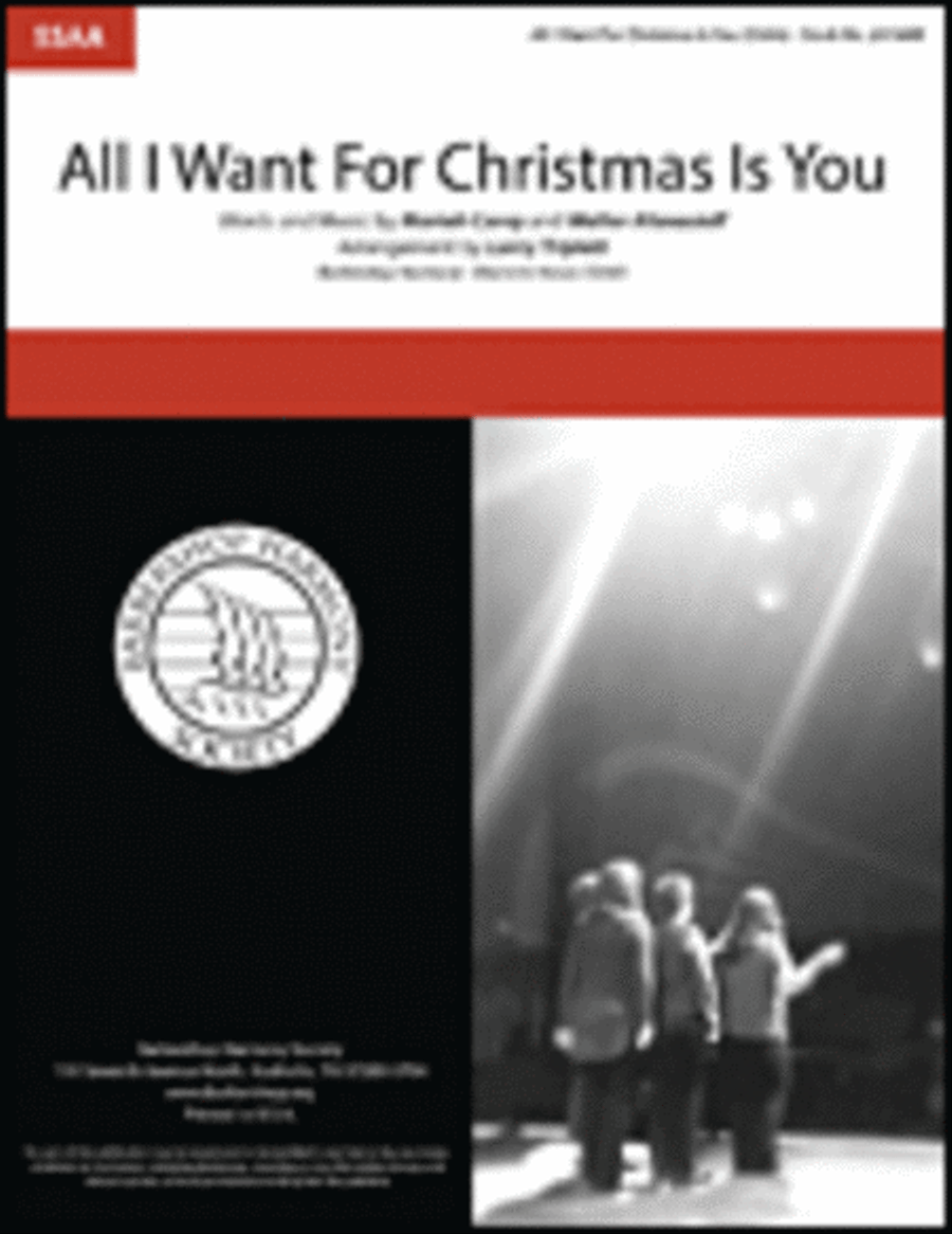 All I Want for Christmas Is You SSAA scores gallery preview page 1