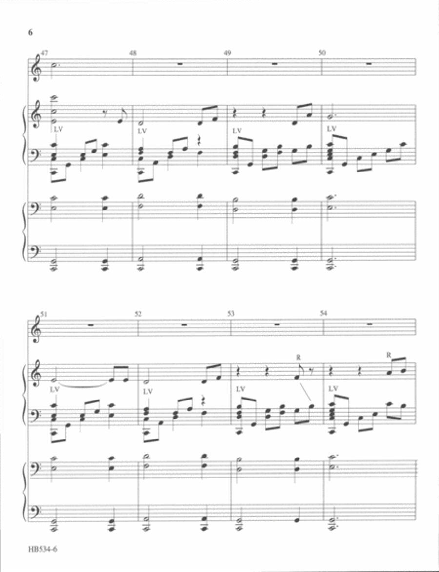 Candlelight Noel - full score Handbell Choir scores gallery preview page 6