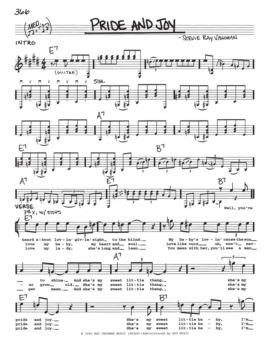 Pride And Joy Pride And Joy Voice scores gallery preview page 1