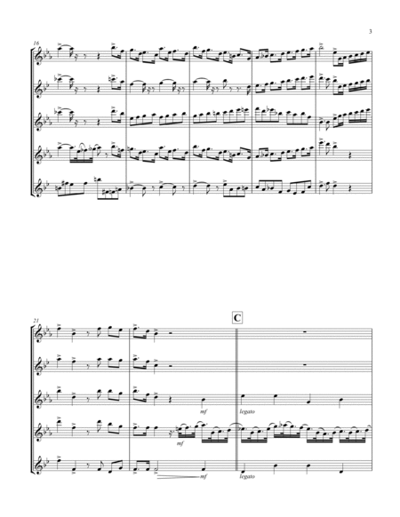 Coronation March (Db) (Saxophone Quintet - 1 Sop, 1 Alto, 2 Tenors, 1 Bari)