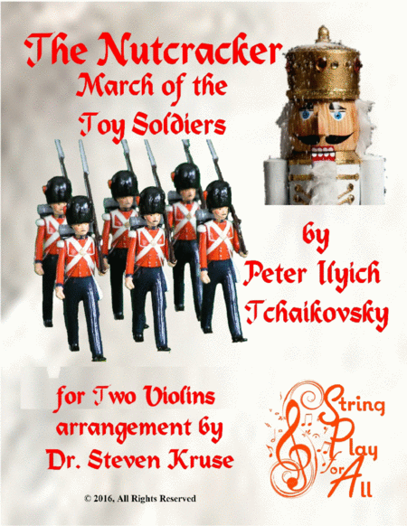 March of the Toy Soldiers from the Nutcracker for Two Violins image number null