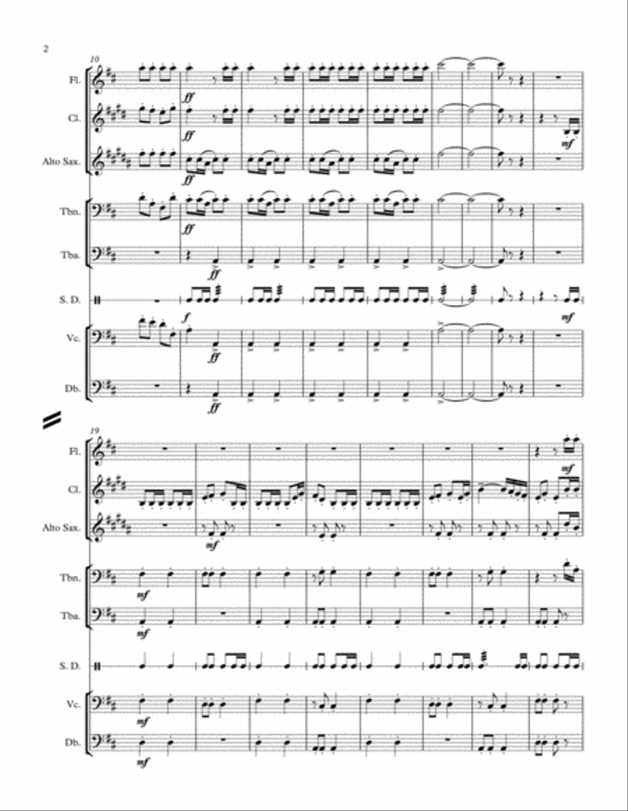 The William Tell Overture: Finale Large Ensemble scores gallery preview page 2