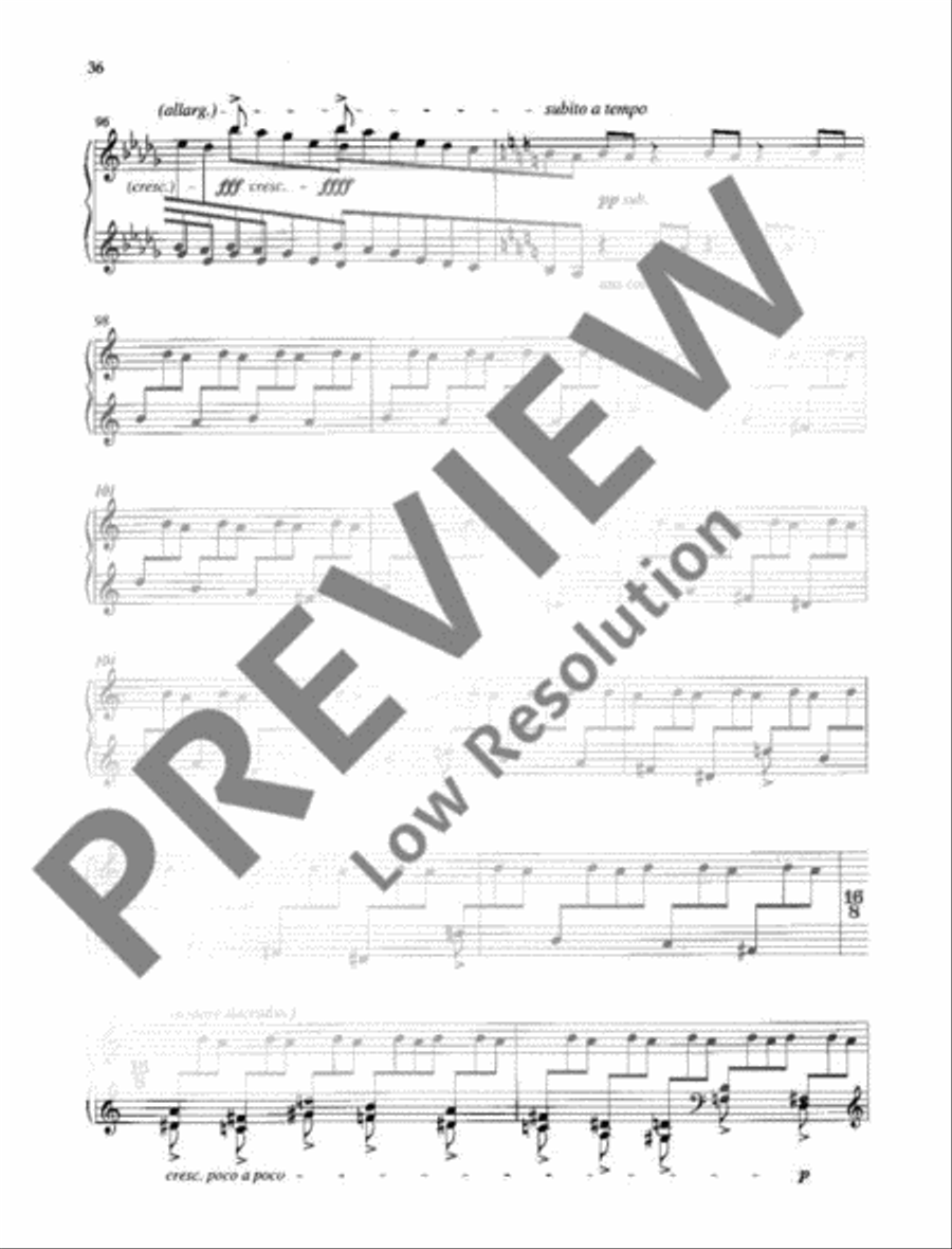 Der Zauberlehrling Piano Solo scores gallery preview page 8