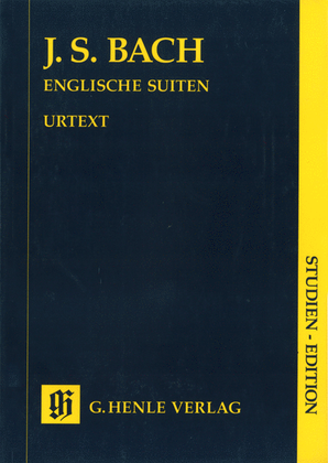Book cover for English Suites BWV 806-811