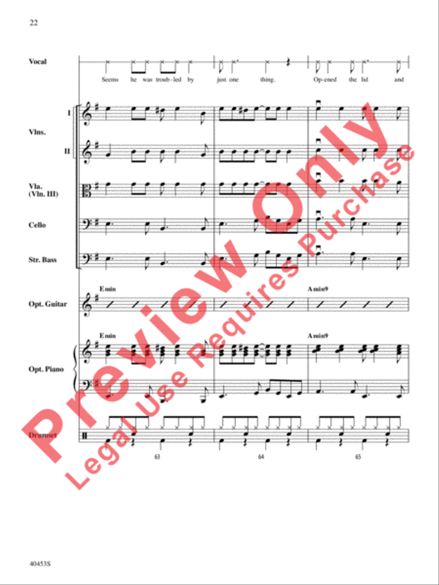 Monster Mash String Orchestra scores gallery preview page 23