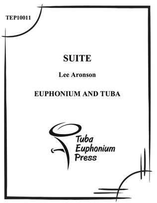 Book cover for Suite for Tuba and Euphonium