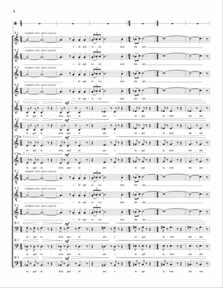 Miserere Mei, Deus A Cappella scores gallery preview page 6