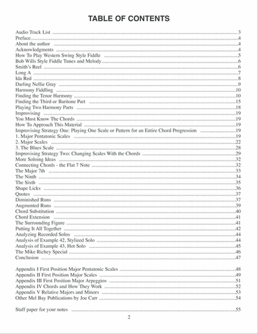 Western Swing Fiddle Violin scores gallery preview page 3