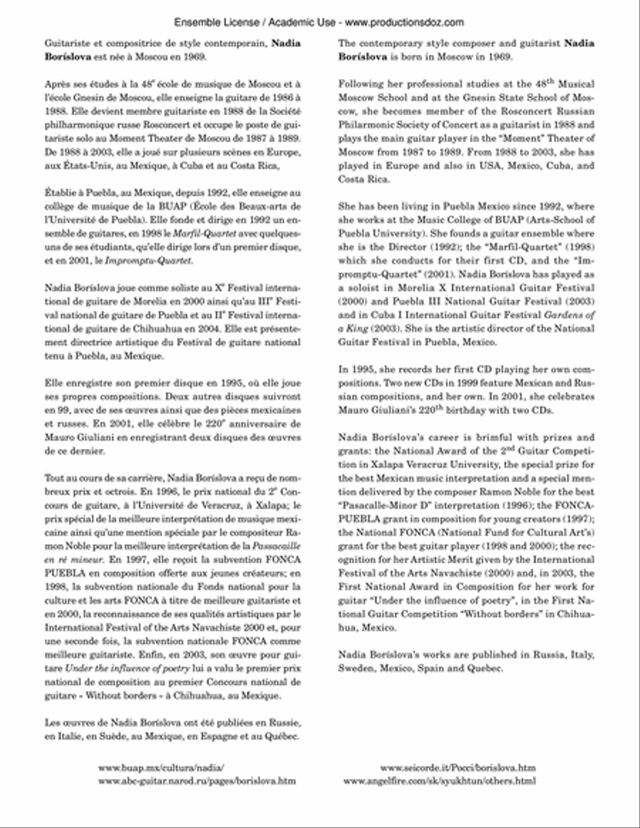 El pez de oro Guitar Ensemble scores gallery preview page 2