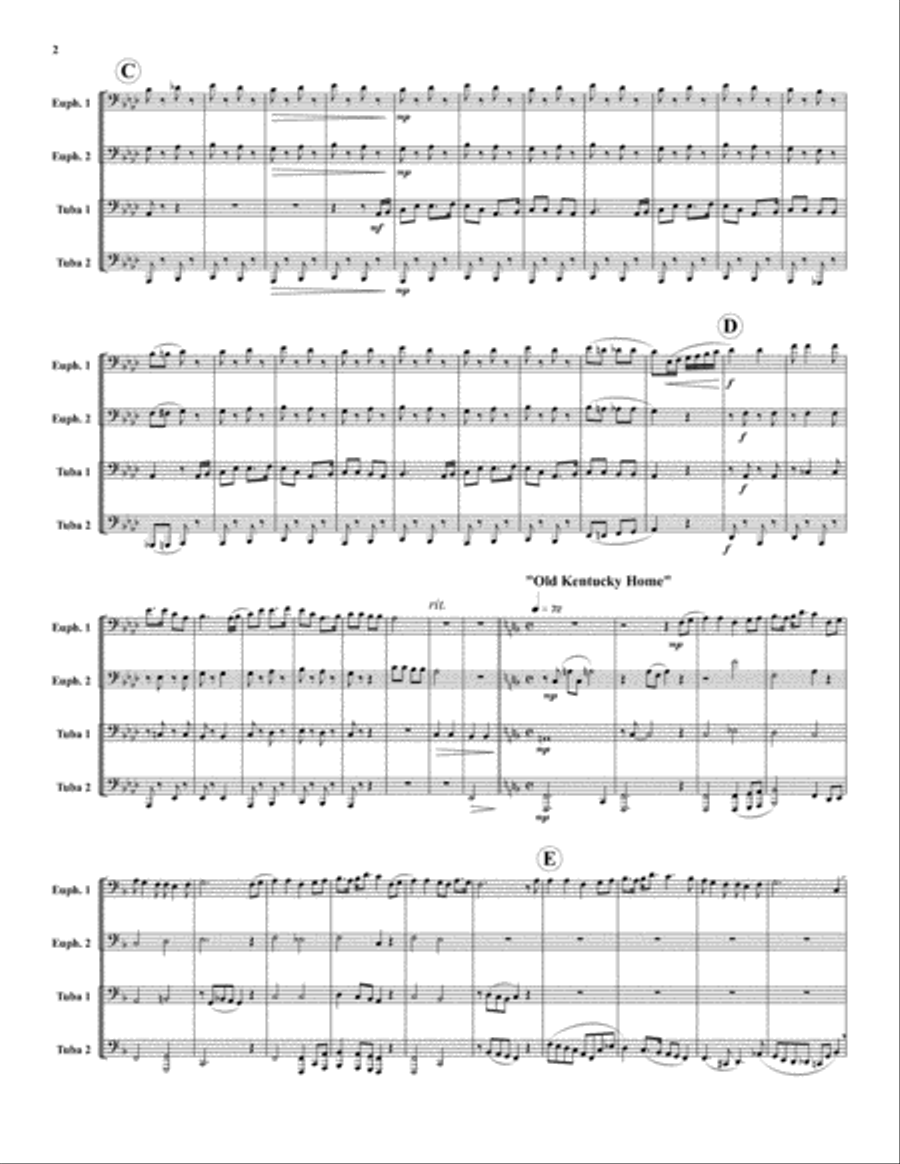 Folksong Medley EETT scores gallery preview page 2