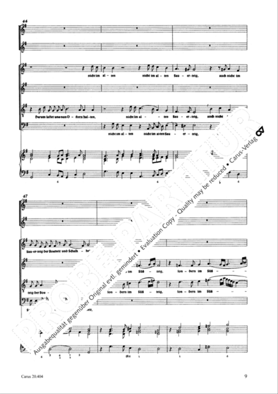 Feget den alten Sauerteig aus 4-Part scores gallery preview page 10