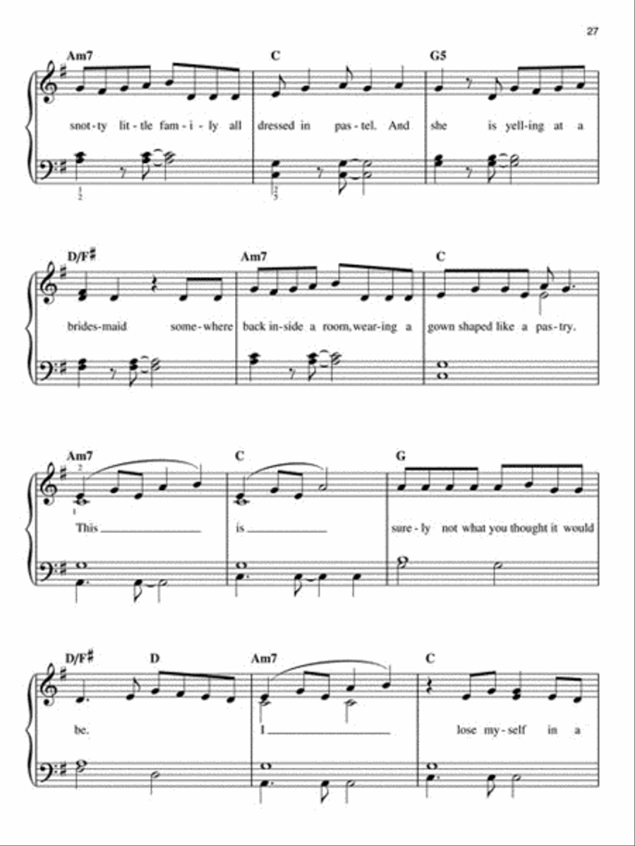 Taylor Swift – Speak Now Easy Piano scores gallery preview page 3