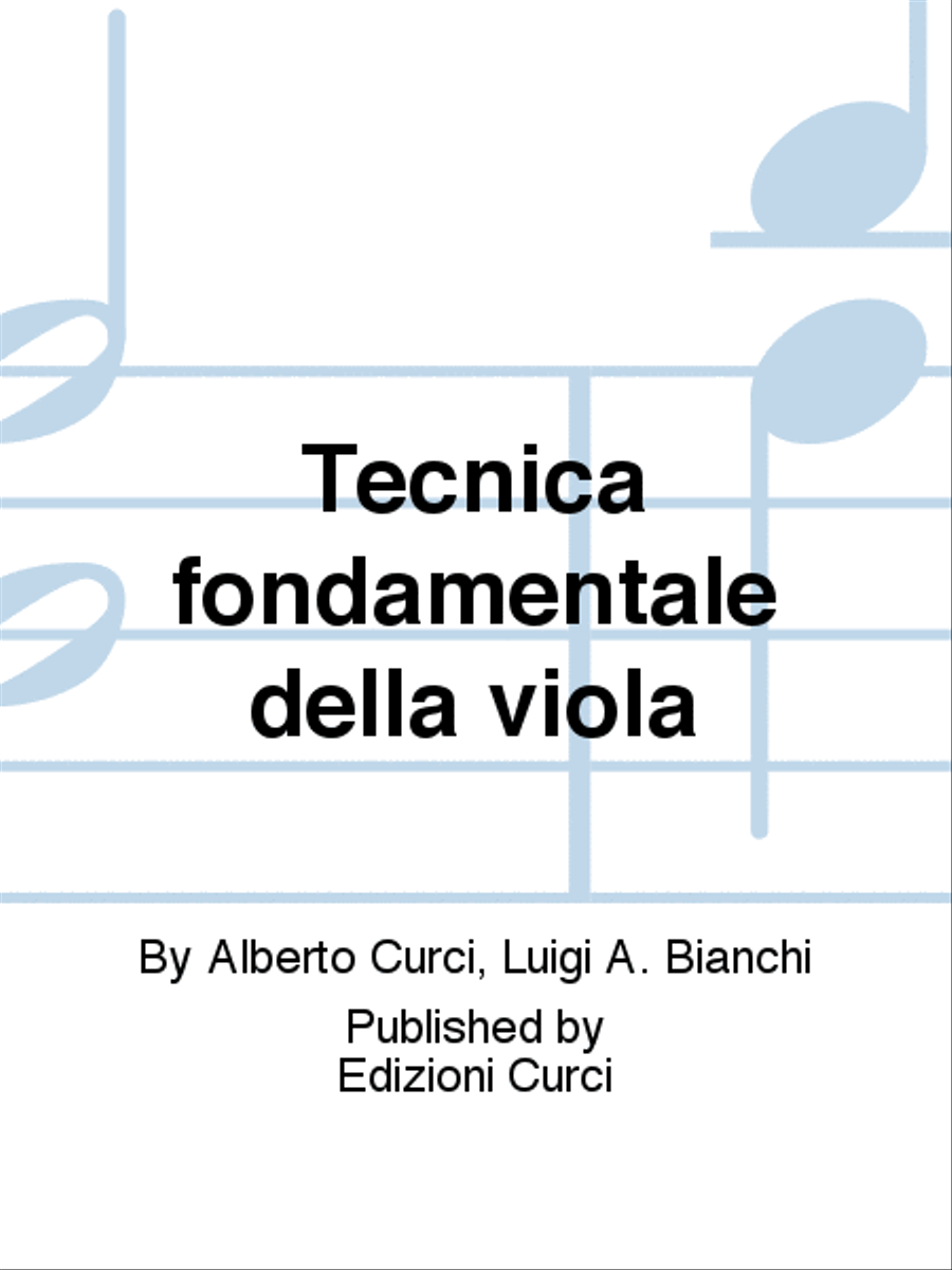 Tecnica fondamentale della viola Viola Solo scores gallery preview page 1