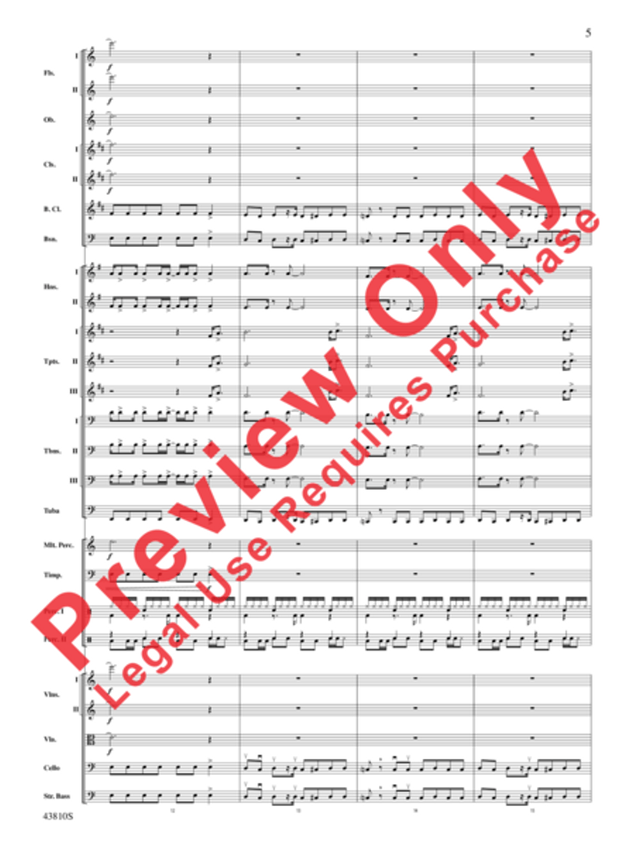 Rocky Broadway Full Orchestra scores gallery preview page 6