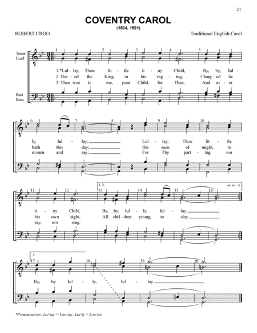 Yuletide Favorites (Volume I) TTBB scores gallery preview page 21