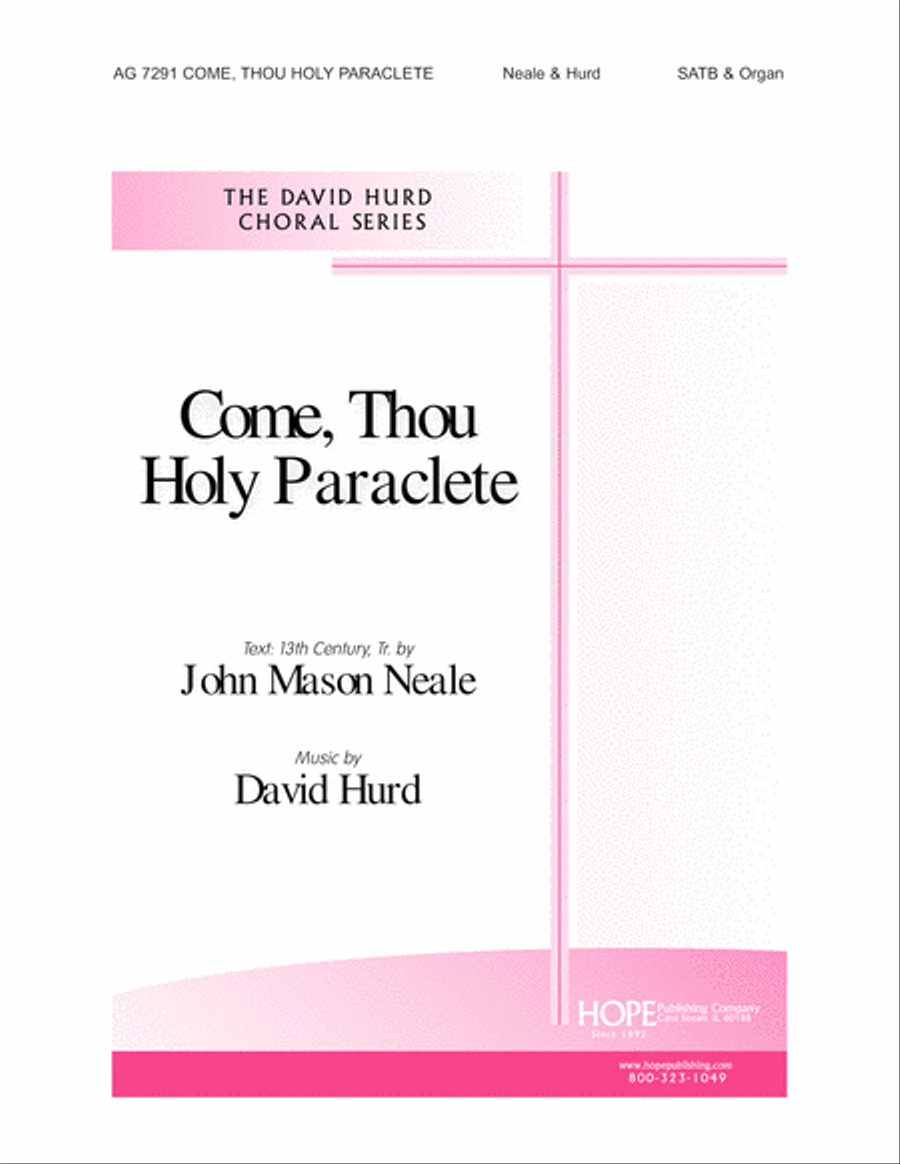 Come, Thou Holy Paraclete 4-Part scores gallery preview page 1