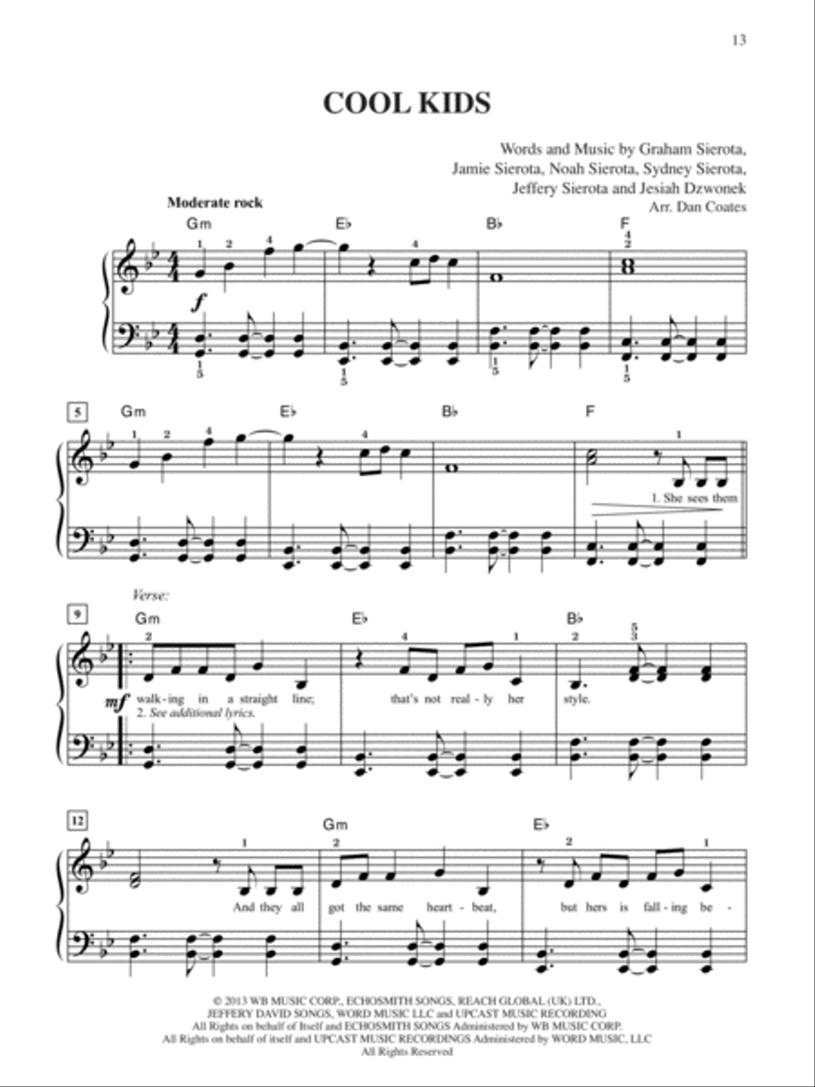 4 Pop Hits Issue 1 Easy Piano scores gallery preview page 4