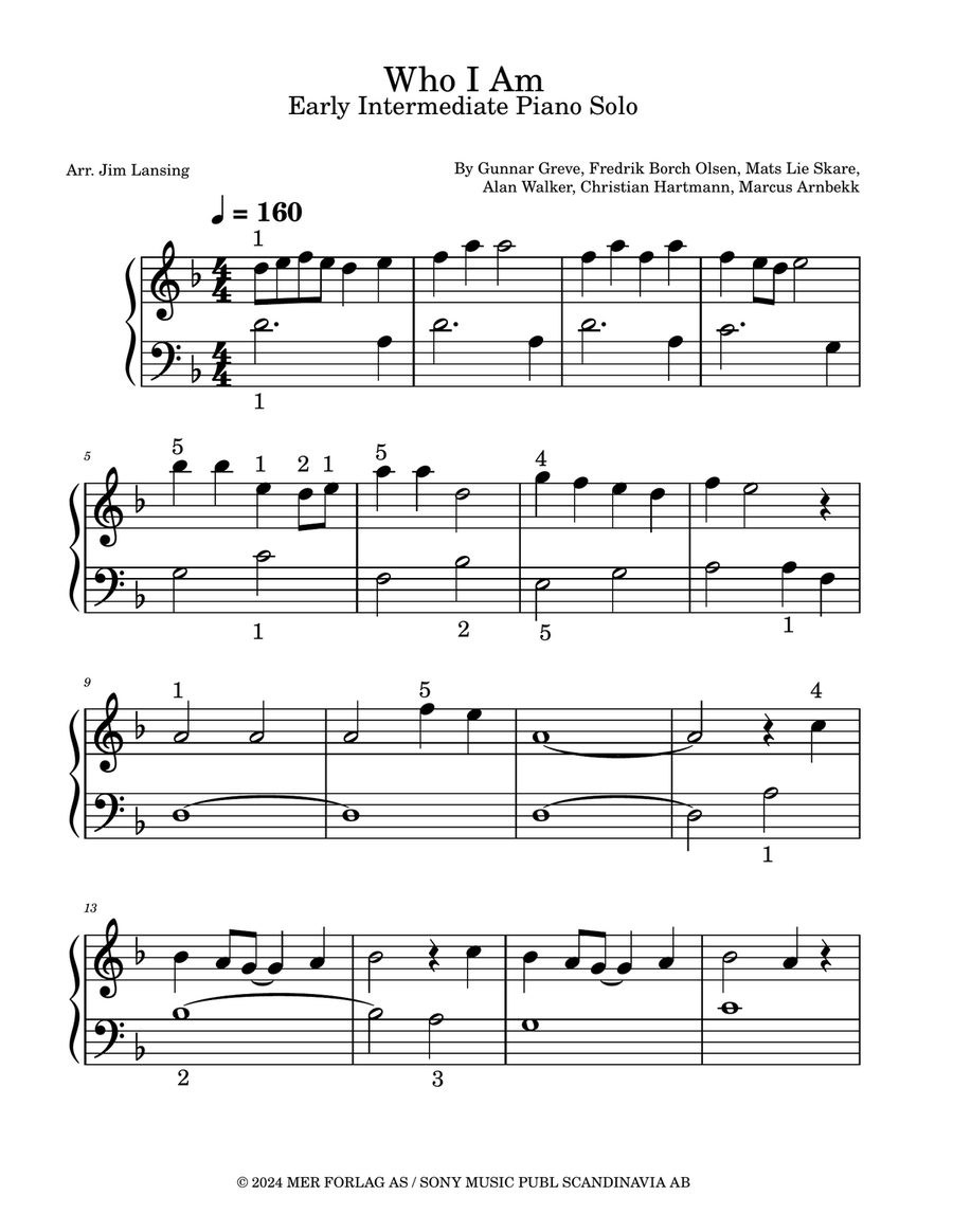 Who I Am Piano Method scores gallery preview page 2