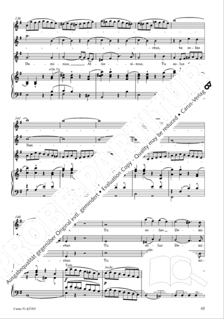 Mass in C Minor, K. 139/47a 
