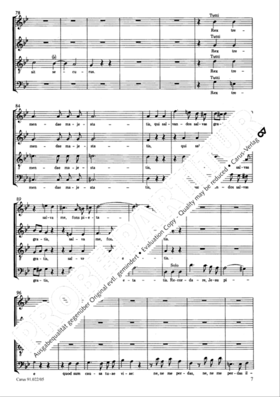 Requiem in B Requiem in B 4-Part scores gallery preview page 8