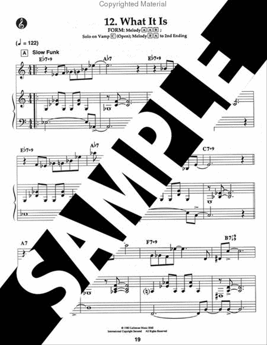 Volume 81 - Contemporary Standards & Originals With The David Liebman Group Voice scores gallery preview page 5