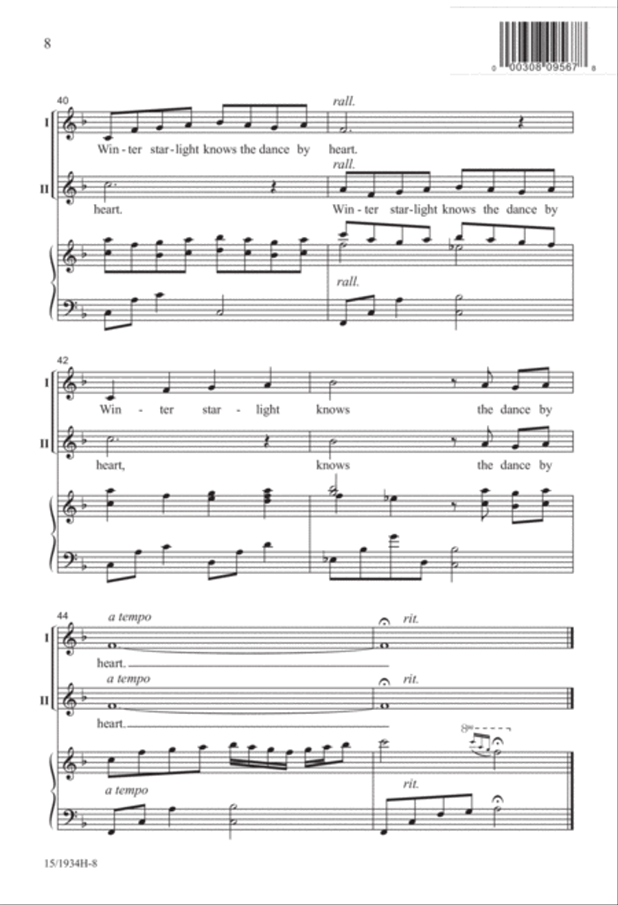 Winter Starlight 2-Part scores gallery preview page 8