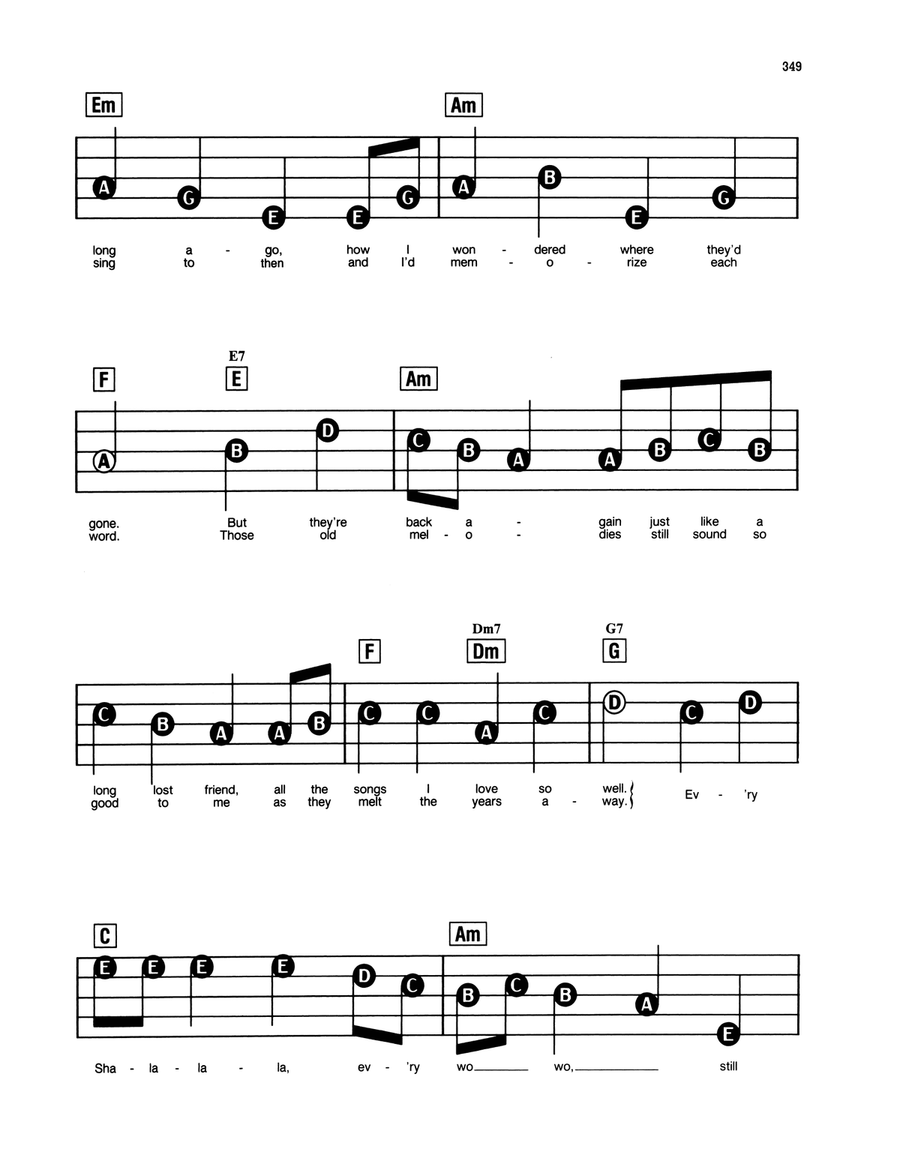 Yesterday Once More Yesterday Once More Electronic Keyboard scores gallery preview page 2