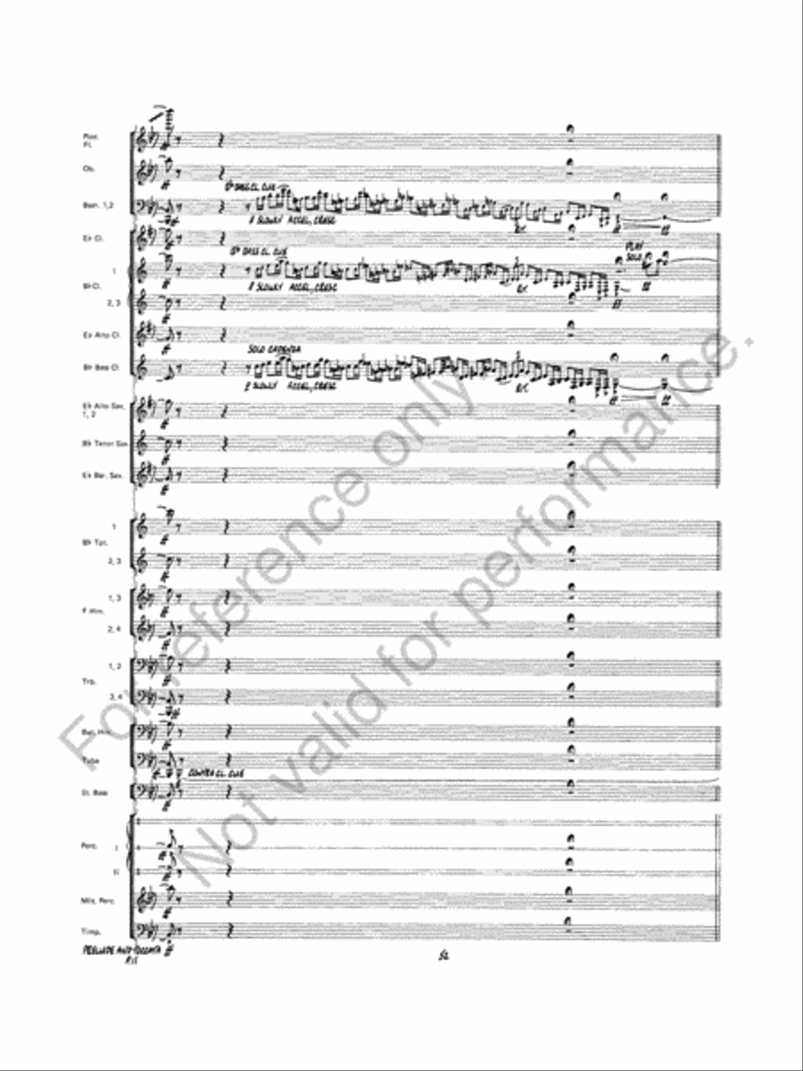 Prelude And Toccata Concert Band scores gallery preview page 12