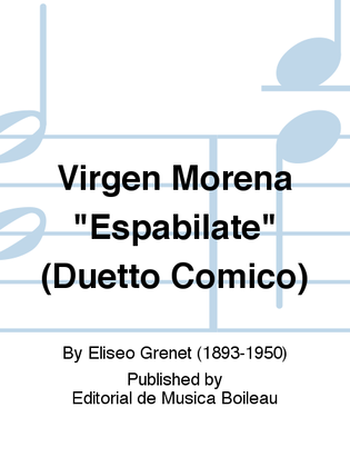 Virgen Morena "Espabilate" (Duetto Comico)