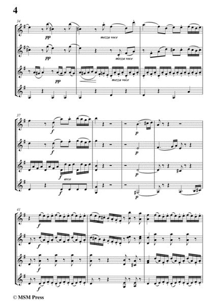Lachner-Violin Quartet, Op.107 (Score&Parts) image number null