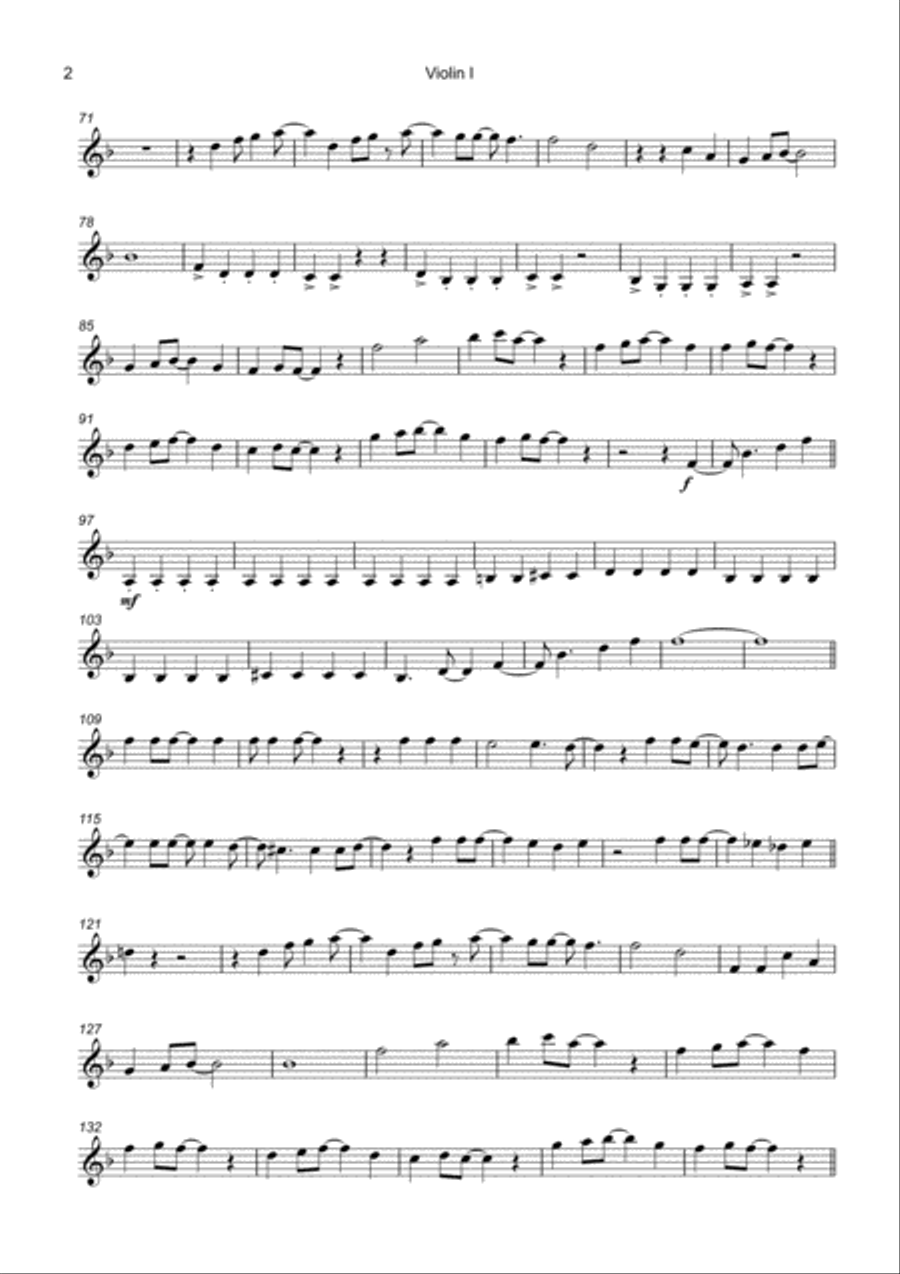 Mr. Blue Sky String Quartet scores gallery preview page 2