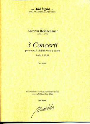 3 Concerti (KapM 9, 10, 11)(Ms, D-Dl)