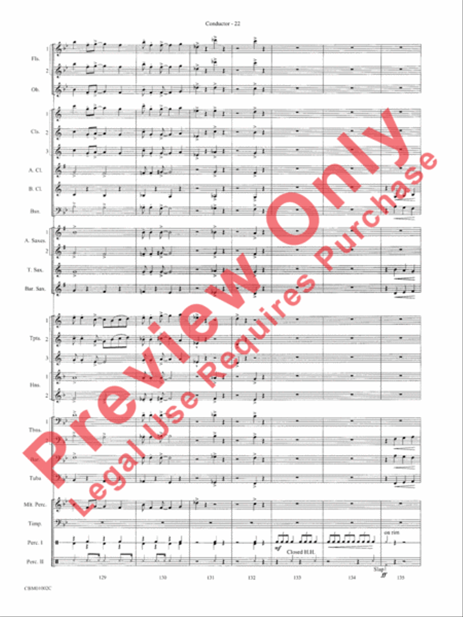 Chicago! (from the Musical Chicago!) Concert Band scores gallery preview page 25