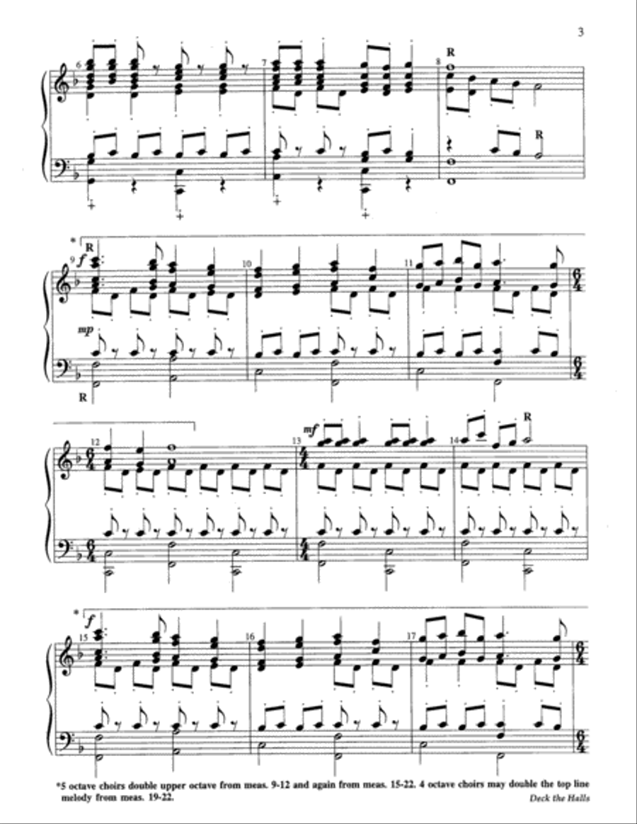 Deck the Halls 5-Octaves scores gallery preview page 9