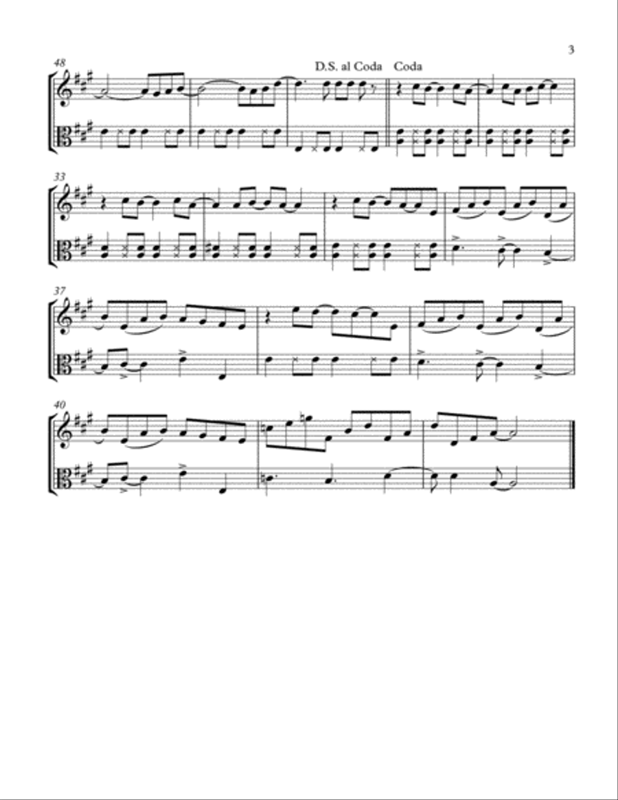 Here Comes The Sun String Duet scores gallery preview page 4