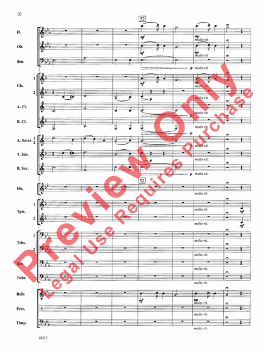 Twenty Carols in 2 Minutes Concert Band scores gallery preview page 11