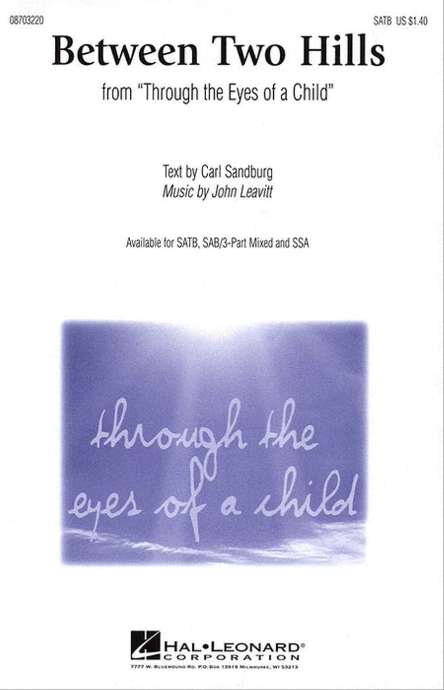 Between Two Hills 4-Part scores gallery preview page 1