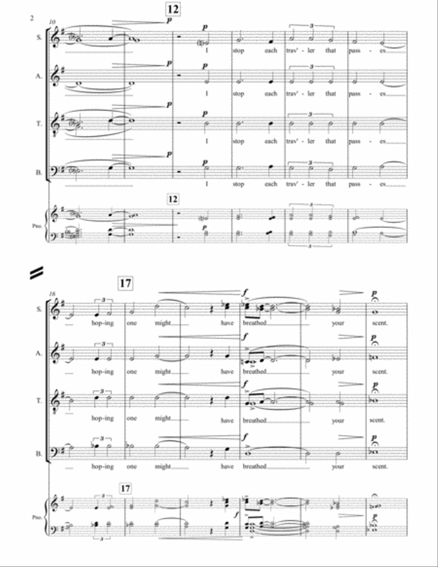 Absence 4-Part scores gallery preview page 4