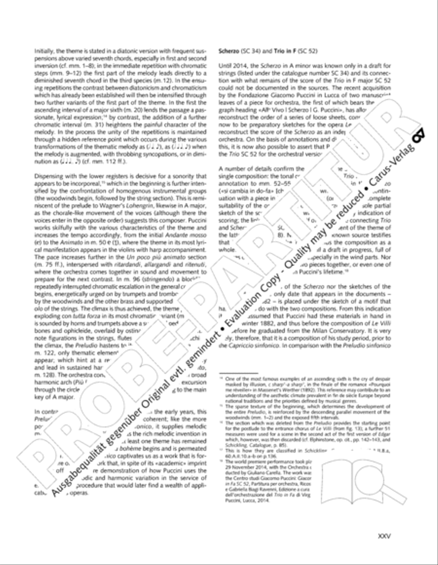 Edizione Nazionale delle Opere di Giacomo Puccini. II. Instrumental music; 1. Works for orchestra (vol. II/1) Score scores gallery preview page 26